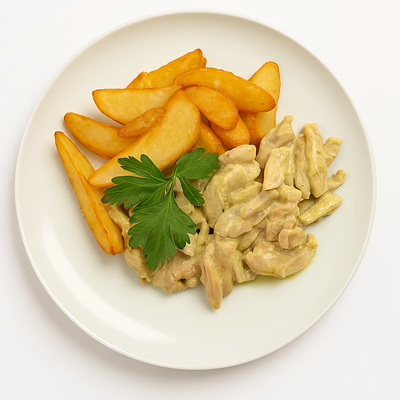 Курица в сливочном соусе с картофелем Айдахо в Verona по цене 729 ₽