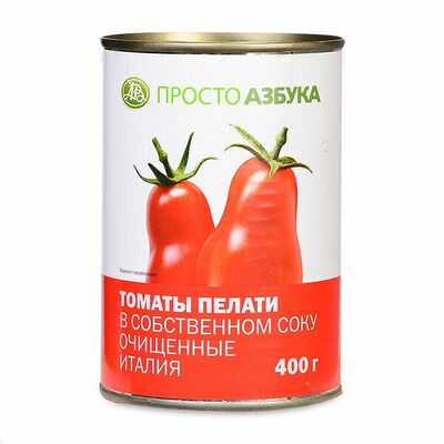 Томаты очищенные целые Пелати, Италия в Азбука Вкуса Экспресс Меню по цене 189 ₽