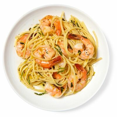 Паста с тигровыми креветками в Fast fox по цене 330 ₽