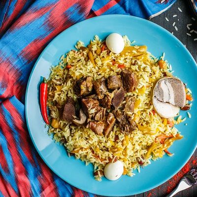 Плов праздничный с говядиной в Sunduk по цене 3045 ₸