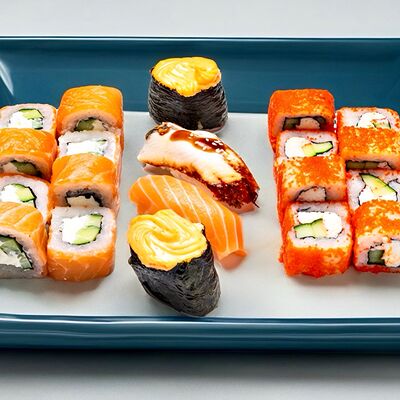 Сет на двоихв Про 100 суши по цене 1899 ₽