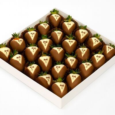 Клубника в шоколаде Смокинги L двойной слой шоколадав Клубника в шоколаде VeryBerryLab по цене 5990 ₽