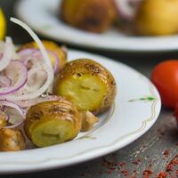 Картошка с курдюком в Оттоман палас
