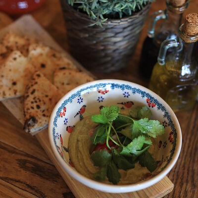 Крем из баклажанов с фокаччей в Сыроварня по цене 850 ₽