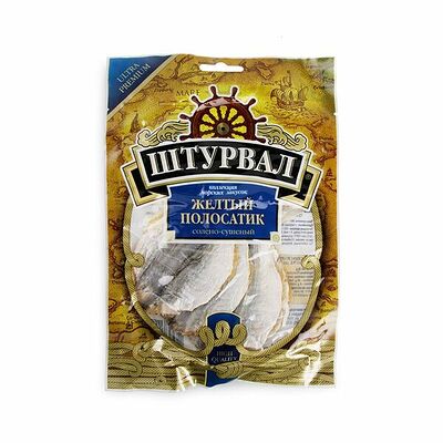 Желтый полосатик Штурвал солено-сушеный пакет Китай в Азбука Вкуса Экспресс Меню по цене 116 ₽