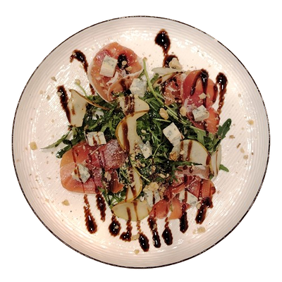 Салат с прошутто, грушей и горгонзолой в Пицца Паоло по цене 519 ₽