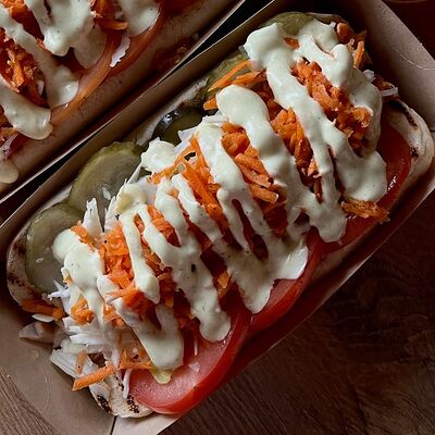 Хот-дог с фалафелем в Питабар по цене 9 р.