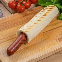 Хот-Дог Французский с говяжьей колбаской в Пекарня и Пицца