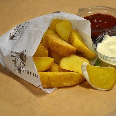 Картофельные дольки в Хочу Шаверму по цене 100 ₽