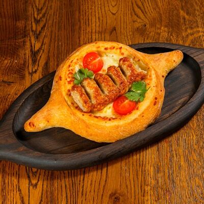 Хачапури с люля-кебабом из курицы в Вах!Хинкали по цене 720 ₽