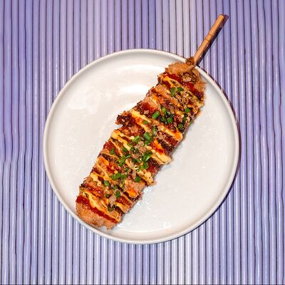 Корн-дог Сосиска-моцарелла в Лапшичка по цене 550 ₽