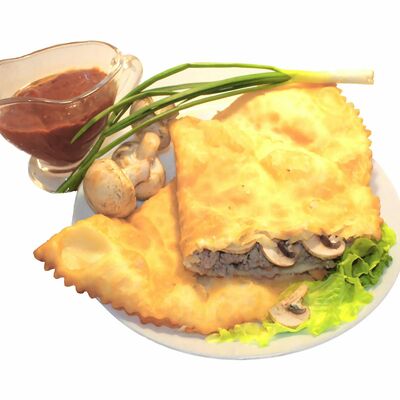 Чебурек с курицей и грибами в ЧебуречнаяСССР по цене 260 ₽
