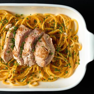 Паста Fresca c курицей в Полтора тигра по цене 600