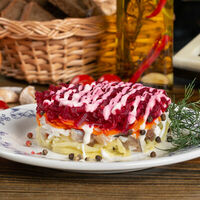 Салат Сельдь под шубой в Вобла