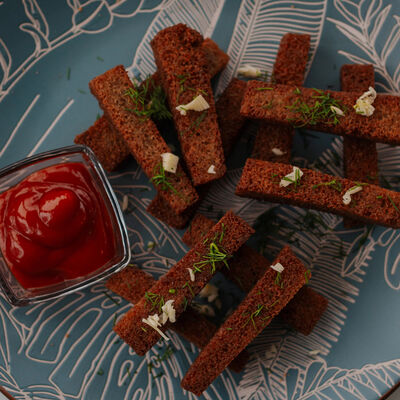 Гренки & кетчуп в Япончик по цене 240 ₽