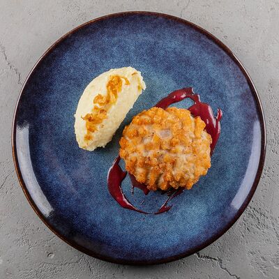 Пожарская котлета с картофельным пюре в Мангал по цене 390 ₽