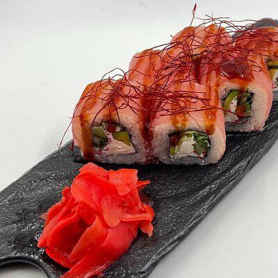 Ролл Филадельфия с тунцом в Бо-Бо по цене 720 ₽