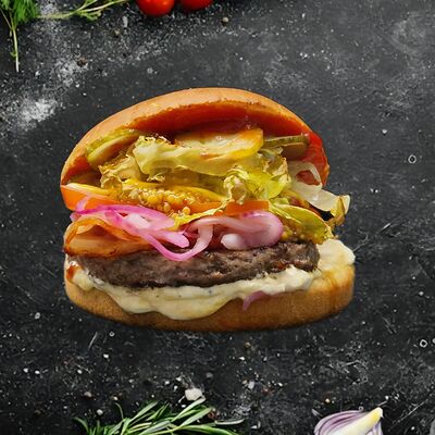 Бургер Викинг в Epic Pizza - метровая пицца по цене 922 ₽