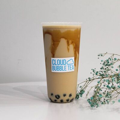 Карамельный бабл-кофе в Cloud Bubble Tea по цене 400 ₽