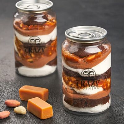 Банкейк Сникерс с арахисом в Вкусный кофе по цене 799 ₽
