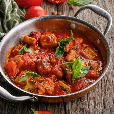 Ньокки Арабьятта в Баклажан в ТЦ 