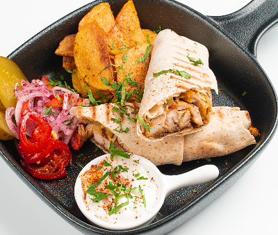 Лаффе шаурма из курицы в Lebanese Kebab & Grill по цене 410 ₽