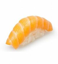 Суши нигири с лососем в Олимпик