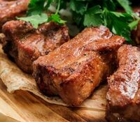 Свиные рёбра в Мясо