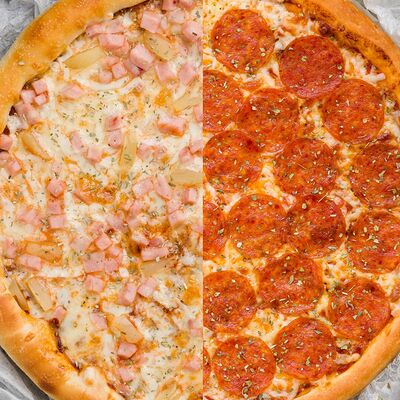 Пицца Гавайская-Пеперони в Рыба закусывала по цене 689 ₽