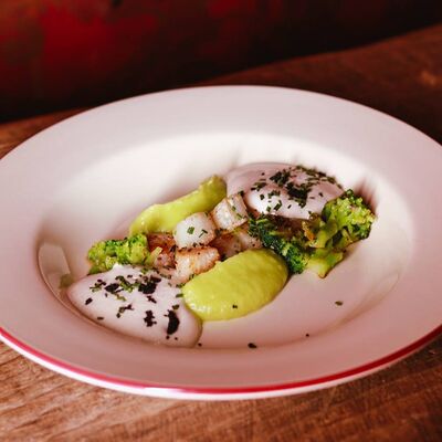 Гребешки с луковым парманьтьев Пинки Бандински по цене 42 р.