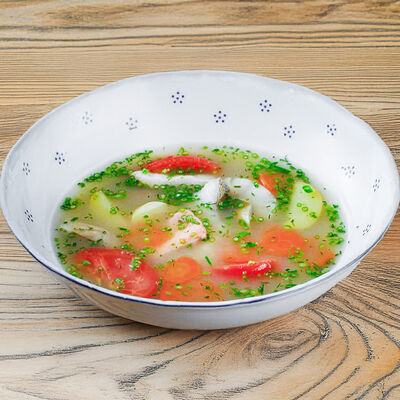 Донская наваристая уха в Онегин дача по цене 1090 ₽