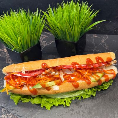 Батя с курицей XXL в HOT DOG BRO по цене 370 ₽