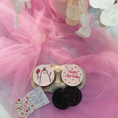 Тортик в стаканчике Happy Birthdayв Джем по цене 1000 ₽