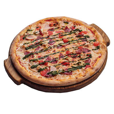 Пицца Фирменная 33 см в ИТЛЕ Bistro Halal по цене 980 ₽