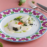 Буженина из судака с соусом из тунца в Катюша Katyusha