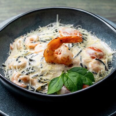Паста Сливочная с креветками в Meal me по цене 490 ₽