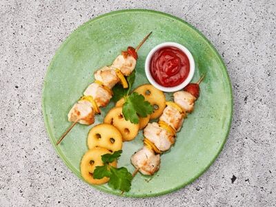 Куриные шашлычки со смайликами в Mojo по цене 250