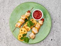 Куриные шашлычки со смайликами в Mojo