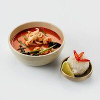 Том Ям с Морепродуктами в HOT POT - Корейский Стритфуд