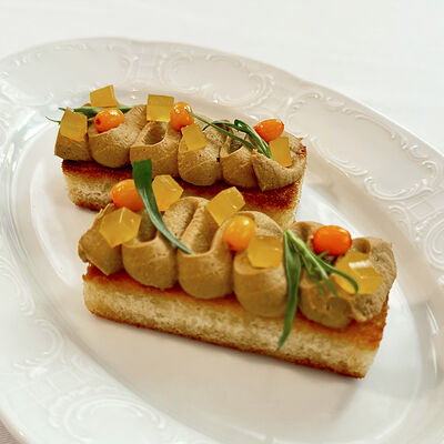 Паштет из печени рябчика в Обломов по цене 980 ₽