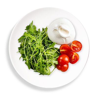 Буррата с черри и рукколой в Marketplace по цене 459 ₽