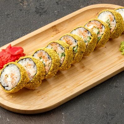 Ролл Цезарь с курицей в Сеть Кафе Мангал по цене 445 ₽