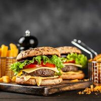 Бургер с говядиной в Сытно пряно