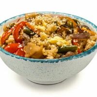 Тяхан с морепродуктами в Pomodoro