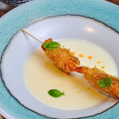 Крем-суп моцарелла в Pro Italia по цене 550 ₽