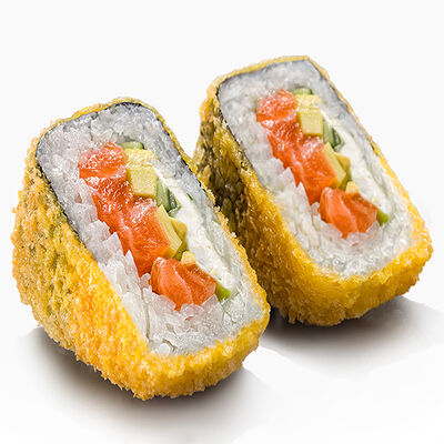 Онигири Филадельфия темпура в Вкус и лосось по цене 410 ₽