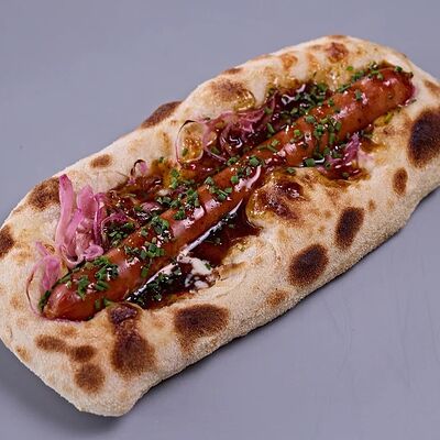 Пицца-дог Азиатский в Кафе Итальянцы по цене 430 ₽