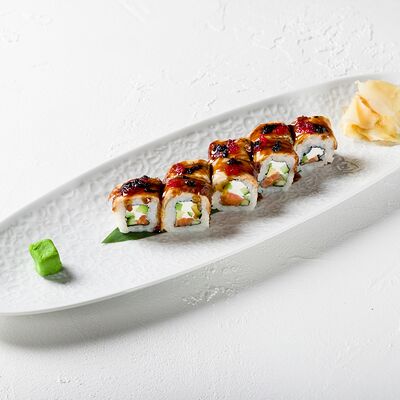 Ролл Канада с чукой в Шале Берёзка по цене 1300 ₽