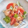 Салат с креветками, томатами и миндалем в Черетто море по цене 1570