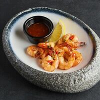 Креветки на гриле в DuderHoff